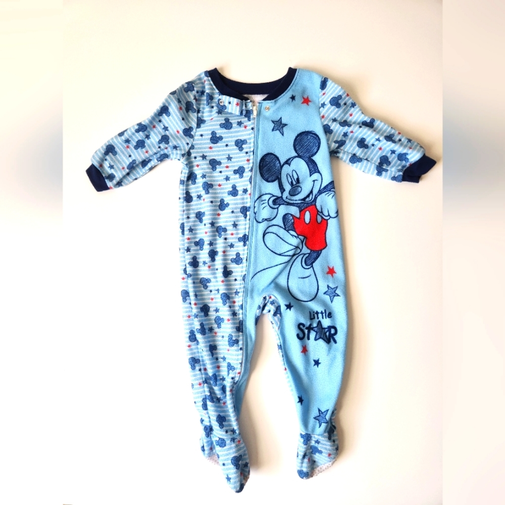 Size 18‎ Months Baby Boy Zip pajamas Micky Mouse Disney Baby